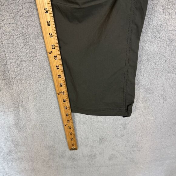 S Wrangler Pants Mens 38x30 Green All Terrain Gear Belted Hiking Outdoor Stretch - Picture 5 of 11